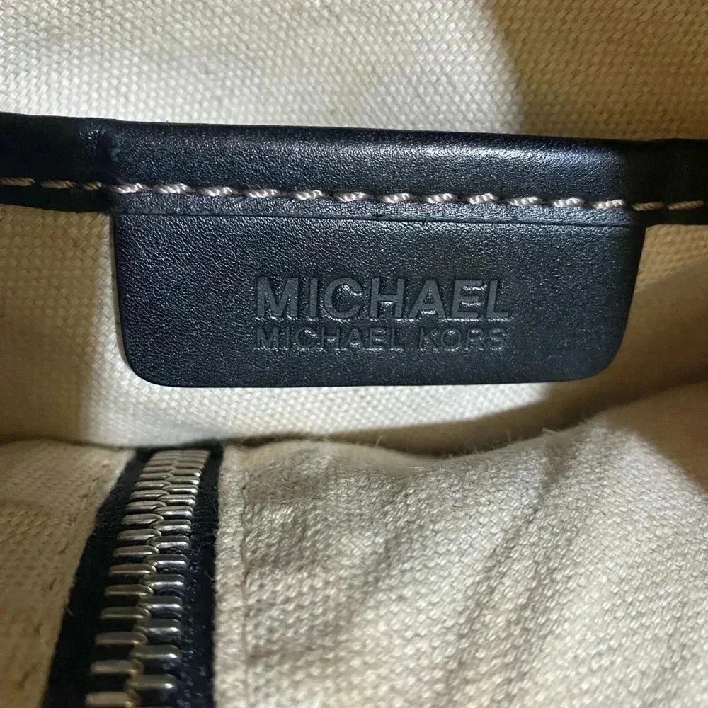 Michael kors Black canvas backpack